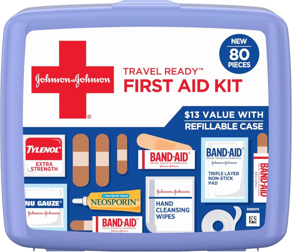 Travel Ready Portable Emergency First Aid Kit