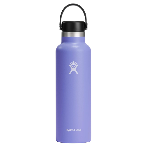 Hydro Flask Stainless Steel Standard Mouth Water Bottle with Flex Cap and Double-Wall Vacuum Insulation